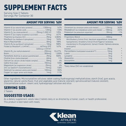 Klean Multivitamin - 60 Tablets